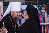 В Михайловском соборе прошла молитва со Вселенским патриархом Варфоломеем