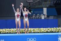 Украинских синхронисток на церемонии награждения в Токио представили как российских спортсменок