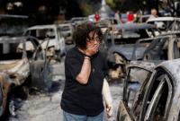 Пожар возле Афин продолжается: погиб человек, на которого упал электрический столб