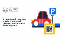 «Київ Цифровий»: У липні водії Києва сплатили за погодинне паркування 1 млн грн та отримали штрафів на 600 тис. грн