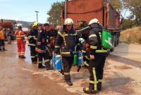 Украинские спасатели помогают тушить масштабные пожары в Греции