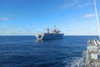 Украинские ВМС провели тренировку в Черном море с кораблями НАТО