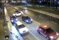 В Киеве пьяный водитель на Toyota убегал от полиции и разбил четыре автомобиля