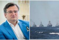 Бойові дії будуть й у Чорному морі, – Кулеба про ймовірне вторгнення Росії