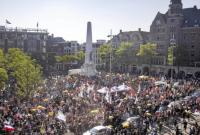 В Амстердаме - антикарантинные протесты, прогнозируют до 50 000 участников