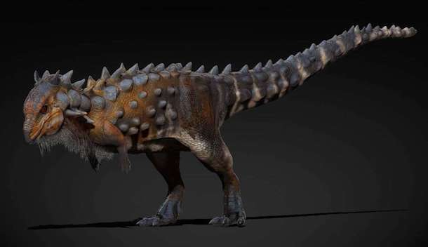 В Аргентине ученые обнаружили останки динозавра с броней и шипами