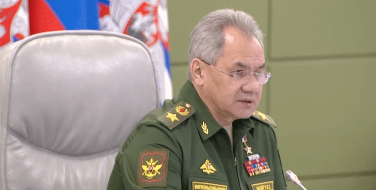 Шойгу объявил, что войска РФ теперь сконцентрируются на захвате Донбасса