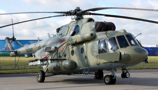 Украинские зенитчики сбили вражеский вертолет Ми-8