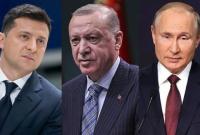 Темой разговора Эрдогана и Путина станет трехсторонняя встреча с участием Зеленского