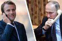 Кремль и Елисейский дворец поделились деталями разговора Макрона и Путина