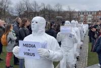 В Амстердаме COVID-протест перерос в столкновения с полицией