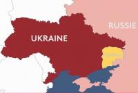 Французский телеканал обозначил на карте оккупированный Крым "российским"