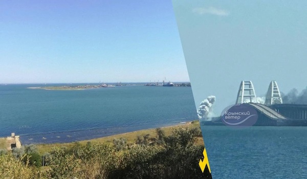 Готовятся к атаке на Крымский мост: оккупанты в Крыму увеличили перевозку техники морем