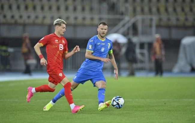 Сборная Украины вырвала волевую победу над Северной Македонией с 0:2 до перерыва