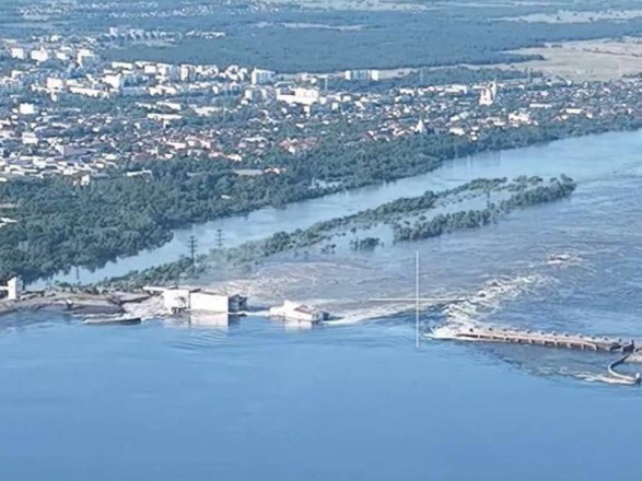 Вода в Каховском водохранилище подошла к критической отметке - Укргидроэнерго