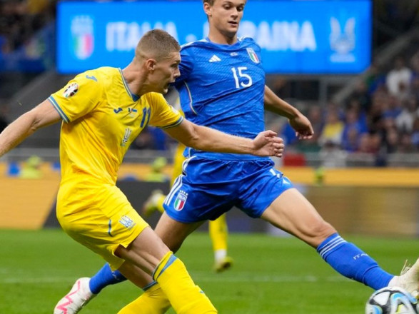Сборная Украины минимально проиграла Италии в квалификации Евро-2024