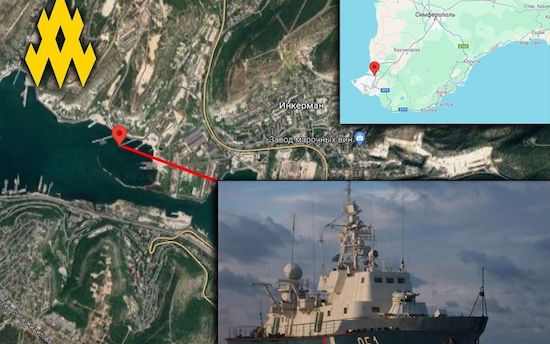 "Тарантул" ушел под воду: в Севастополе затонул сторожевой корабль окупантов