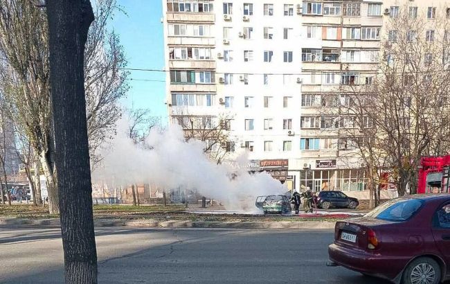 В Мариуполе произошел взрыв: взорвали автомобиль "полицейского" оккупантов