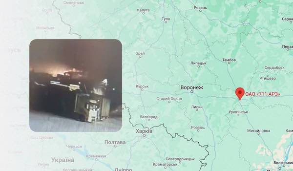 Пролетел 400 км: под Воронежем беспилотник упал на авиаремонтный завод