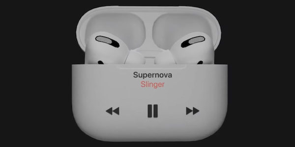 Apple запатентовала чехол AirPods с экраном. Он позволит переключать музыку без смартфона