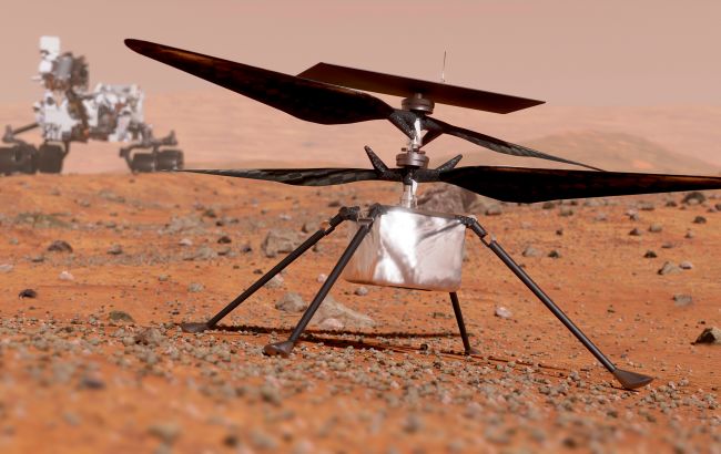 Вертолет NASA Ingenuity установил рекорд скорости полета на Марсе